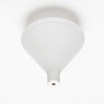 white ceiling cup for Secto Design's pendants