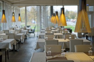 Secto 4200 pendants  @ Restaurant Huili.  Photo by Secto Design